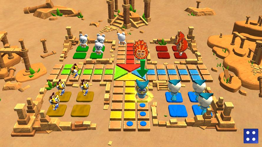 Ludo 3D Multiplayer ภาพหน้าจอ 3