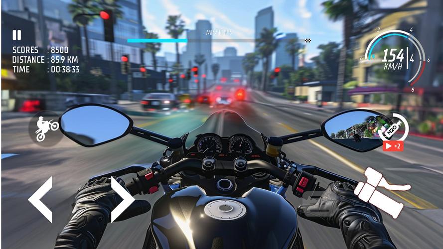 Traffic Bike: Driving City 3D 螢幕截圖 0