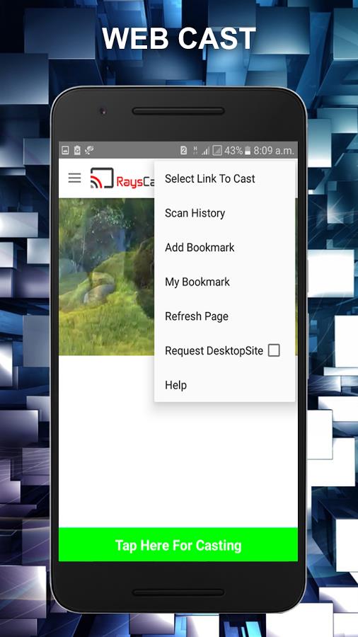 RaysCast For Chromecast 螢幕截圖 2