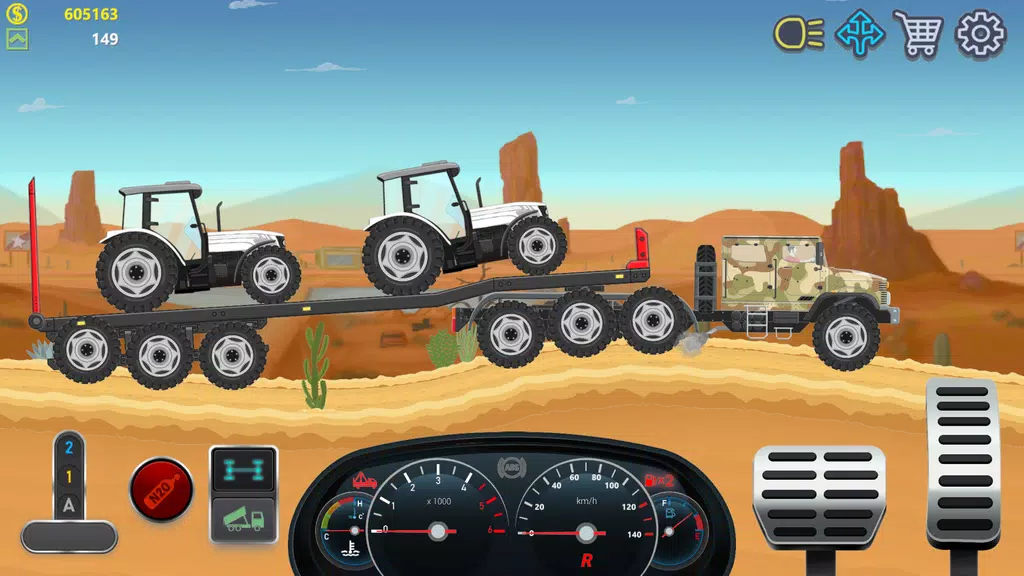 Trucker Real Wheels: Simulator Скриншот 1