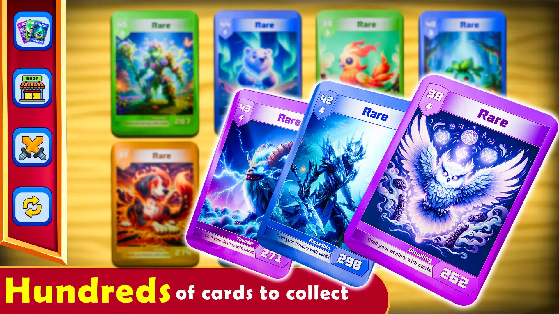 Monsters Card Collector Game স্ক্রিনশট 2