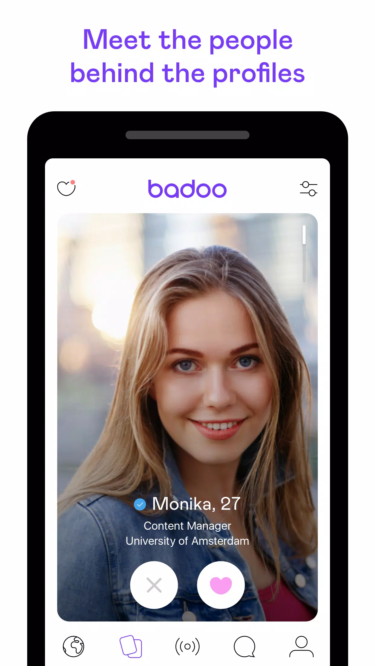 Schermata Badoo Lite 1