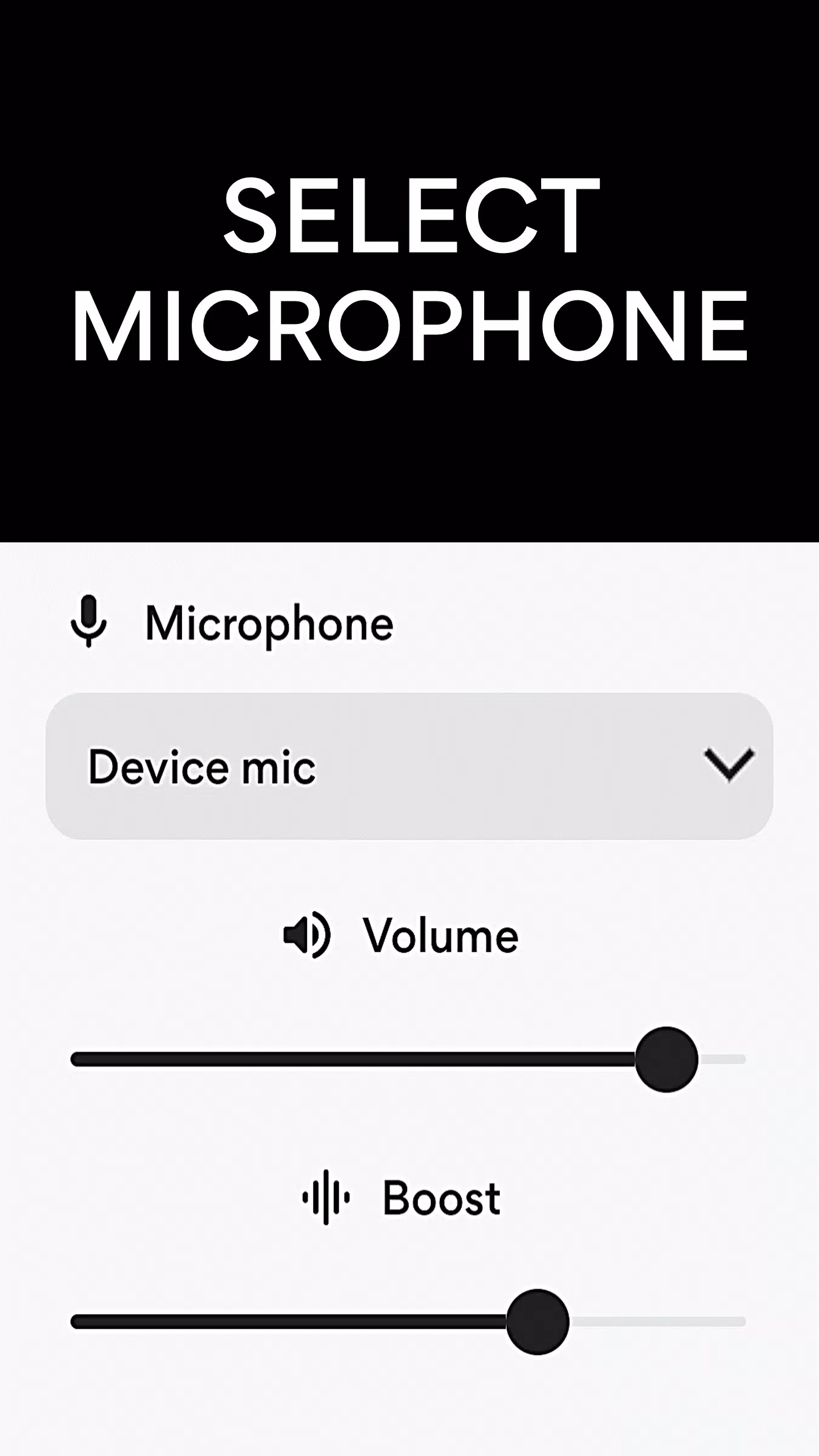 Microphone Amplifier Schermafbeelding 2