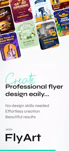 FlyArt - Flyer Creator Zrzut ekranu 1