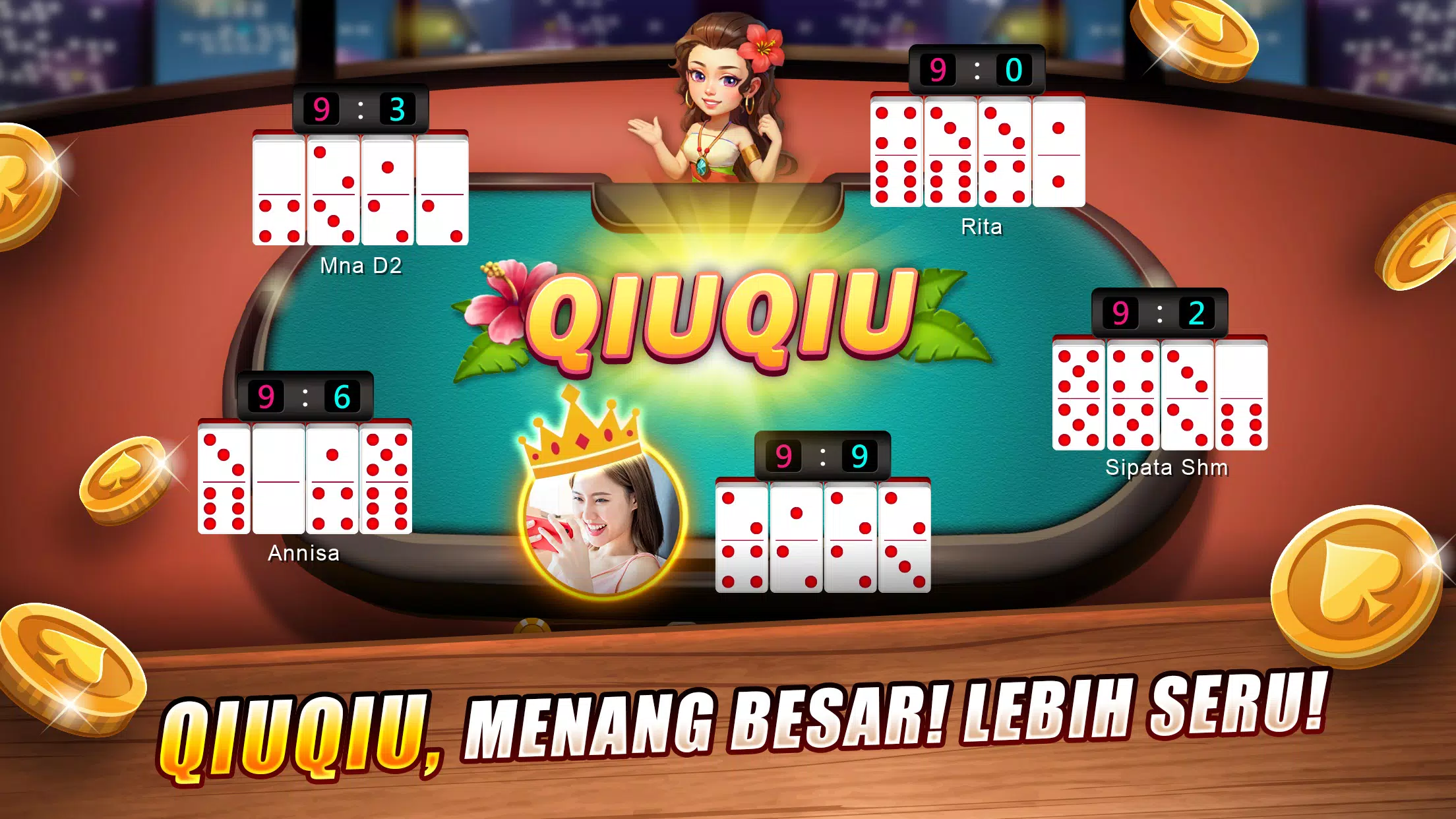 LUXY Domino Gaple QiuQiu Poker Screenshot 1