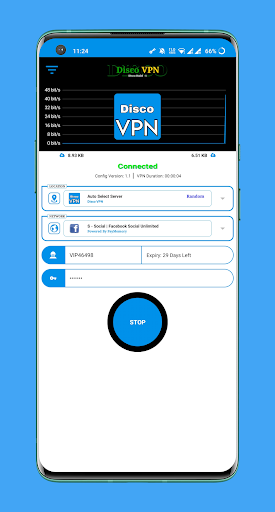 Disco VPN ဖန်သားပြင်ဓာတ်ပုံ 2