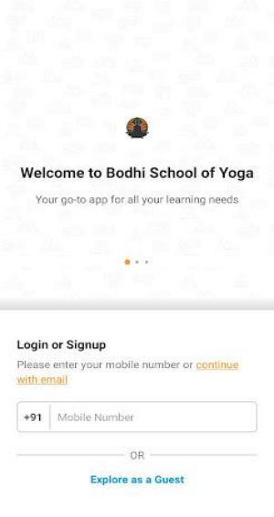 Bodhi School of Yoga 螢幕截圖 0