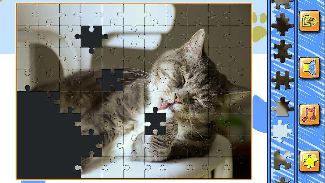 Jigsaw Puzzle Cats Kitten 스크린샷 0