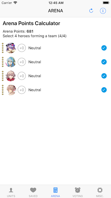 Builder for FEH 螢幕截圖 2
