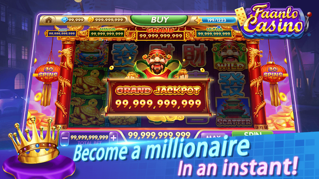 Faanlo Casino - 3D Domino Gaple Slots Online 螢幕截圖 1