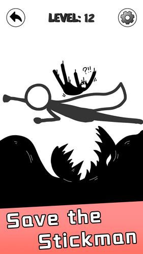 Save Stickman: Brain Draw Line应用截图第0张