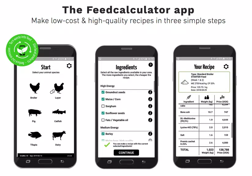 Feed Calculator for livestock 螢幕截圖 0