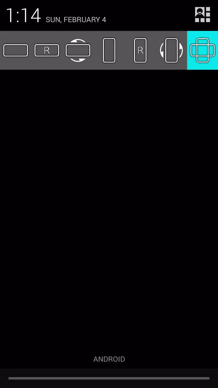 control screen rotation Schermafbeelding 2