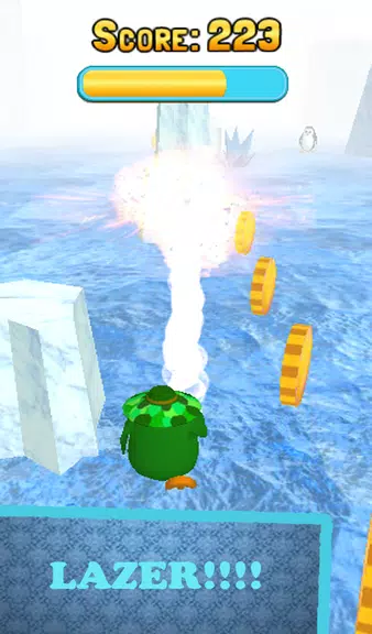 Penguin Run 3D Ekran Görüntüsü 2