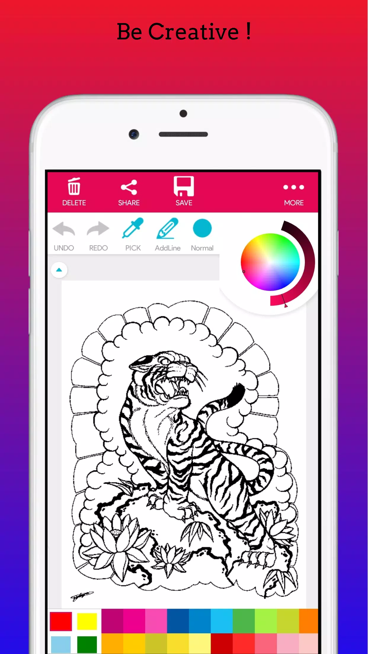 Adults Tattoo Coloring Book স্ক্রিনশট 0