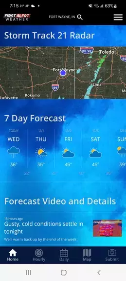 21Alive First Alert Weather Schermafbeelding 1