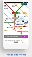 Singapore MRT Metro Map 스크린샷 3