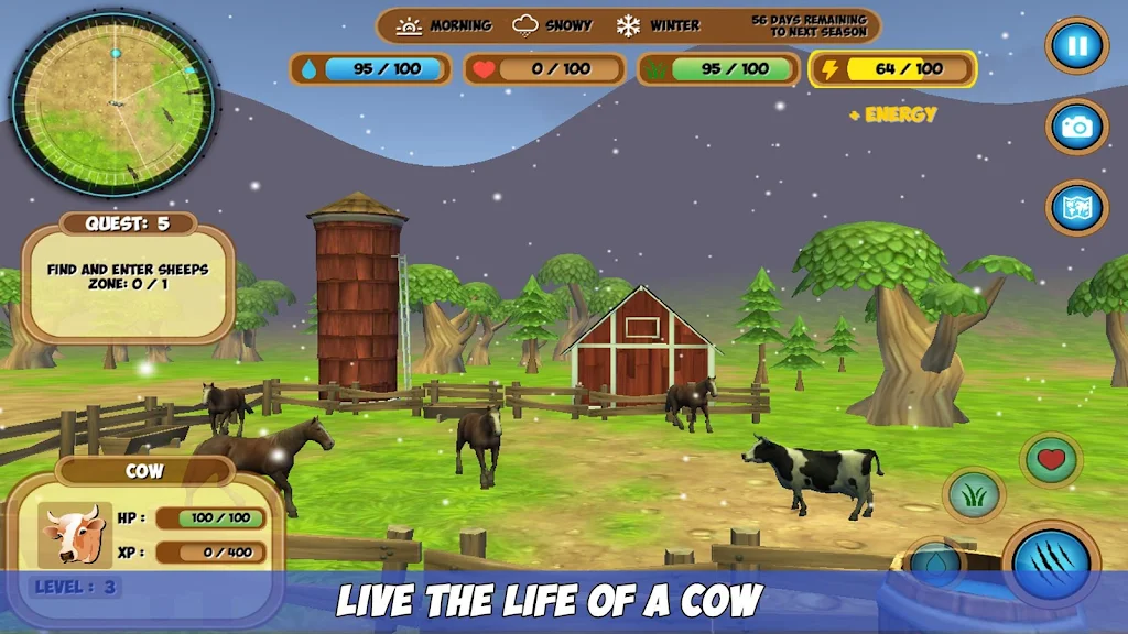 Cow Simulator Capture d'écran 2