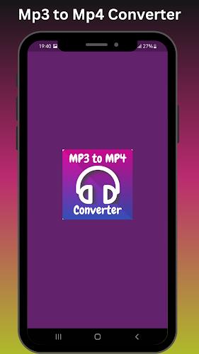 Mp3 to Mp4 Converter 螢幕截圖 0