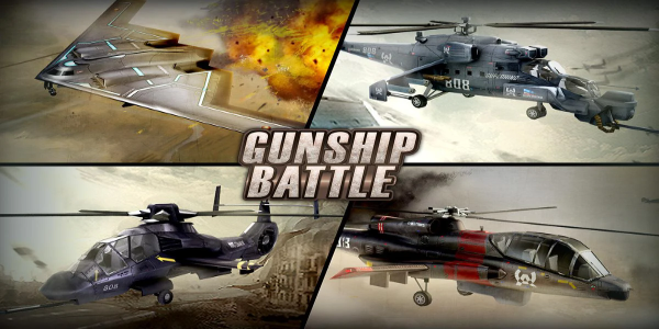 GUNSHIP BATTLE: Helicopter 3D
</p><h3>ภารกิจหลากหลาย:</h3><p>
<strong>มีส่วนร่วมในภารกิจที่หลากหลายโดยมีวัตถุประสงค์เฉพาะ ตั้งแต่การทำลายฐานที่มั่นของศัตรูและช่วยเหลือตัวประกันไปจนถึงการรักษาสถานที่ที่สำคัญ  พบกับความยากที่เพิ่มขึ้นและความท้าทายอันน่าตื่นเต้น</strong>
</p><p>ปรับแต่งชอปเปอร์ของคุณ:</p><p>
<strong>เลือกจากเฮลิคอปเตอร์ที่มีให้เลือกมากมาย แต่ละลำมีจุดแข็งที่แตกต่างกัน  อัปเกรดเครื่องบินของคุณด้วยอาวุธหลากหลายชนิด รวมถึงปืนกล ขีปนาวุธ และจรวด เพื่อเพิ่มประสิทธิภาพการทำงานของเครื่องบิน</strong>
</p><p>การควบคุมที่ง่ายดาย:</p><p>
<strong>ระบบควบคุมแบบสัมผัสและเอียงที่ใช้งานง่ายทำให้การควบคุมเฮลิคอปเตอร์ของคุณเป็นเรื่องง่าย มอบประสบการณ์การบินที่สมจริงแต่เข้าถึงได้</strong>
</p><p>ภาพที่น่าทึ่ง:</p><p>
<strong>กราฟิก 3D คุณภาพสูงสร้างสภาพแวดล้อมการเล่นเกมที่สมจริงและน่าหลงใหล สภาพแวดล้อมที่มีรายละเอียดและโมเดลเฮลิคอปเตอร์ที่เหมือนจริงช่วยเพิ่มความสมจริงในการเล่นเกม</strong>
</p><p>อัปเกรดและปรับปรุง:</p><p>
<strong>รับสกุลเงินในเกมเพื่อพัฒนาเฮลิคอปเตอร์และอาวุธของคุณ  การอัพเกรดปรับปรุงประสิทธิภาพ ทำให้ภารกิจที่ยากขึ้นสามารถจัดการได้มากขึ้น</strong>
-
</p><p>สำรวจเที่ยวบินฟรี:</p><p>
<img src=