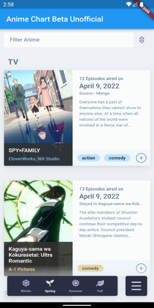 AniChart Beta Unofficial スクリーンショット 0