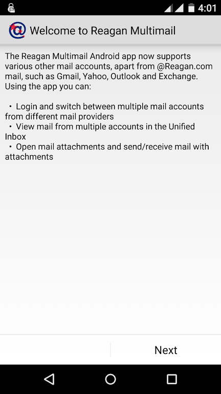 ReaganMail By Reagan.com LLC स्क्रीनशॉट 0