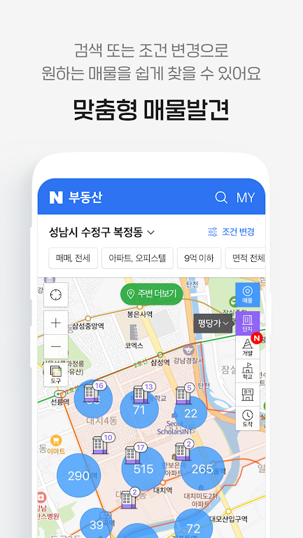 Naver Real Estate 螢幕截圖 1