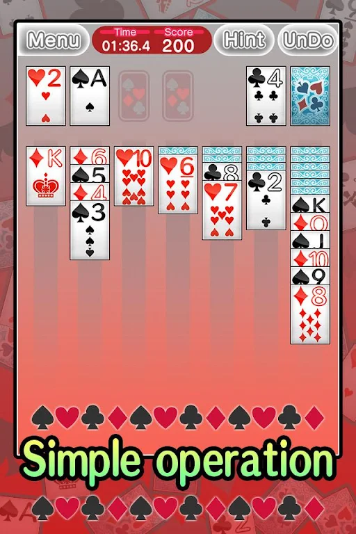 Basic Solitaire Klondike ဖန်သားပြင်ဓာတ်ပုံ 0