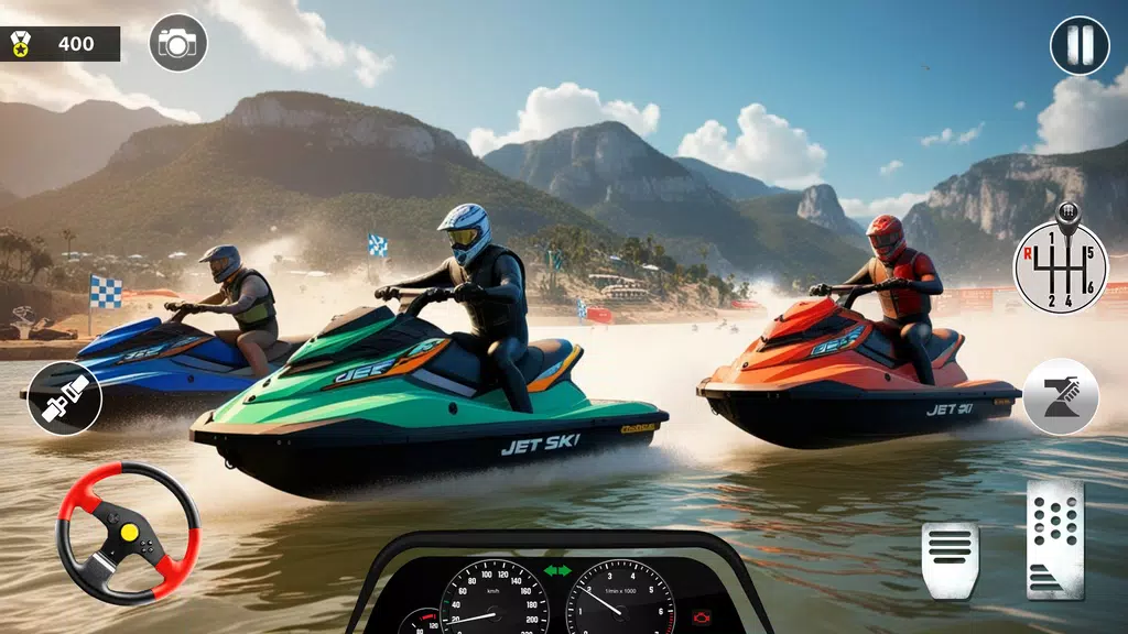 Super Jet Ski 3D Offline Game 螢幕截圖 1