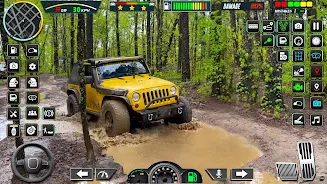 Offroad Mud Jeep Simulator 3d Schermafbeelding 2