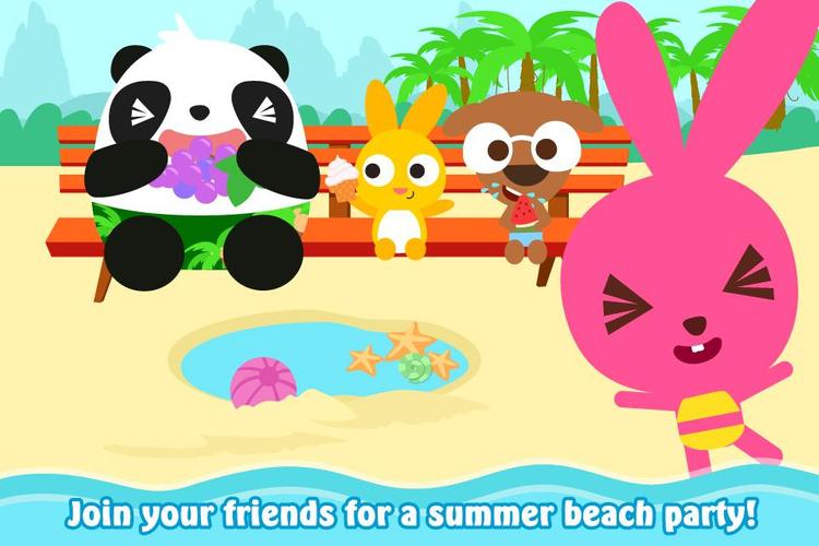 Purple Pink Summer Beach Tangkapan skrin 1