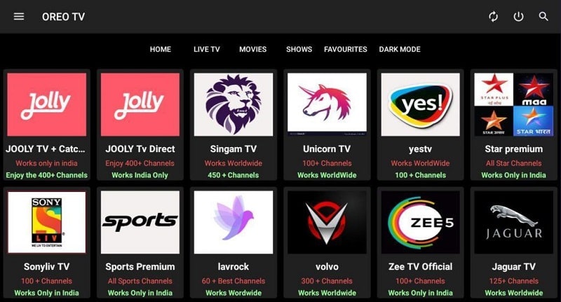 OREO TV Ekran Görüntüsü 3