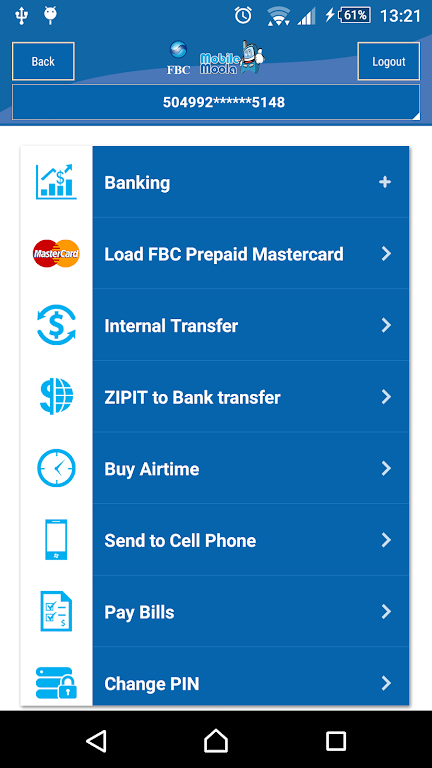 FBC Mobile Banking ဖန်သားပြင်ဓာတ်ပုံ 0