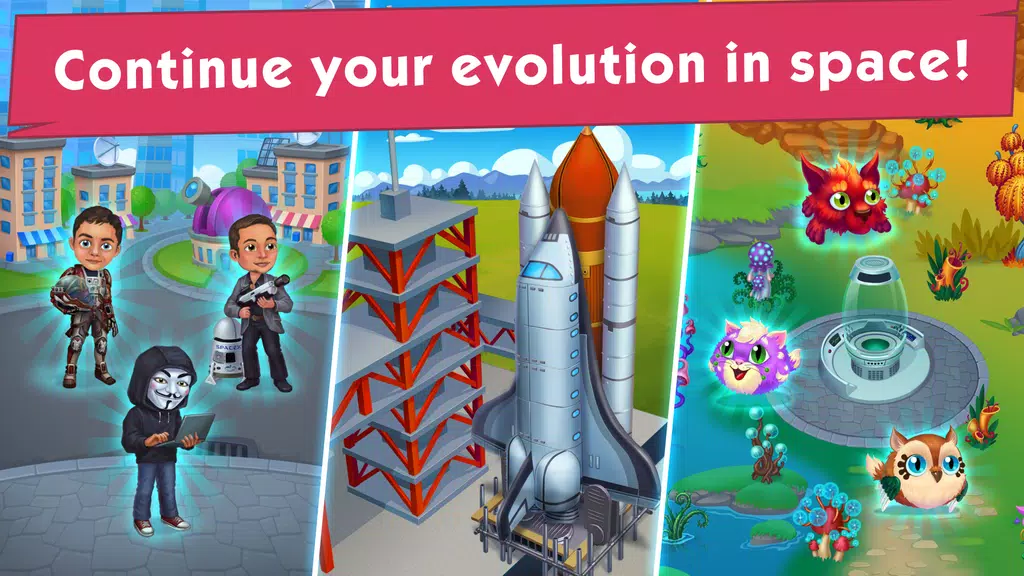 Juego Evolucion: Clicker y Sim Captura de pantalla 2