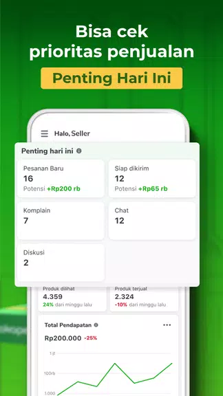 Tokopedia Seller Schermafbeelding 2