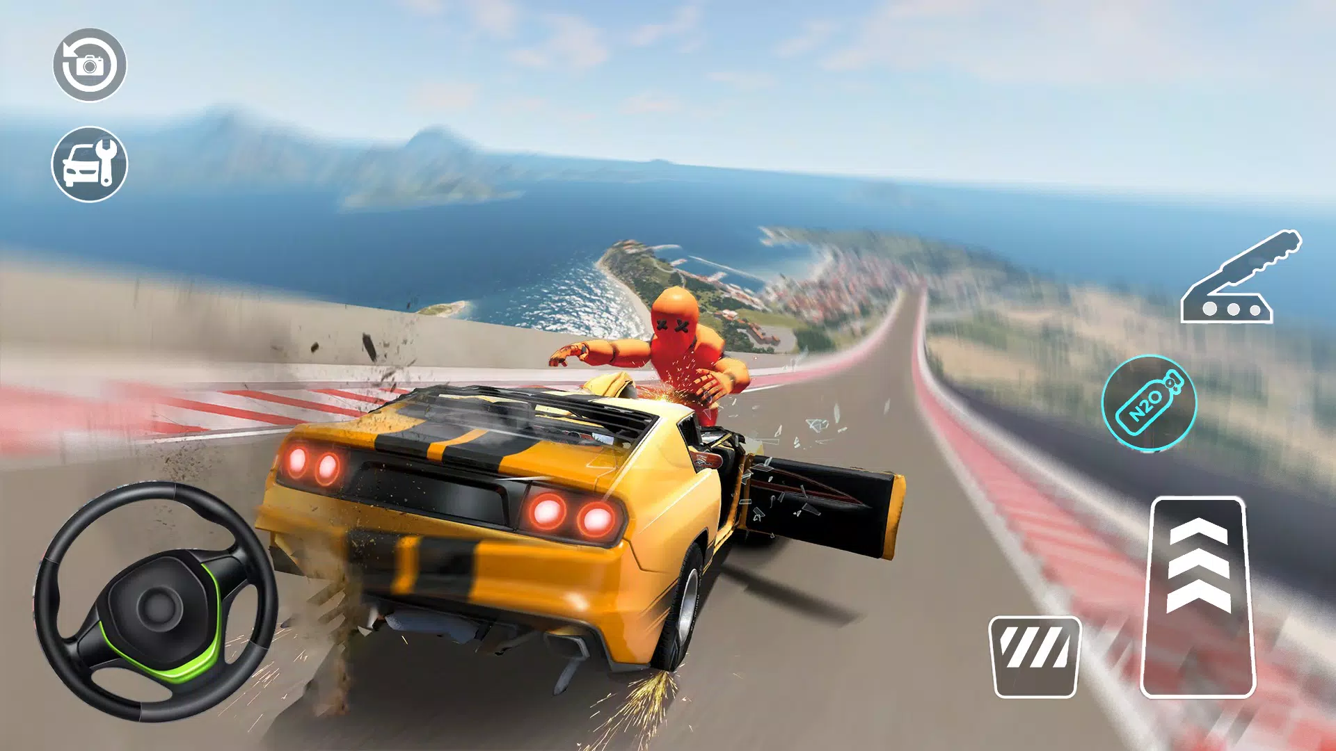 Car Crash Driving Test Game 3D Captura de pantalla 2