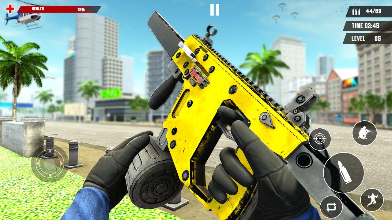 US Police Free Fire - Free Action Game 螢幕截圖 3