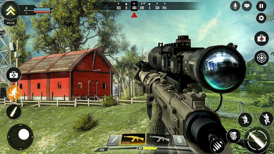 Sniper Game: Shooting Gun Game Mod Schermafbeelding 1