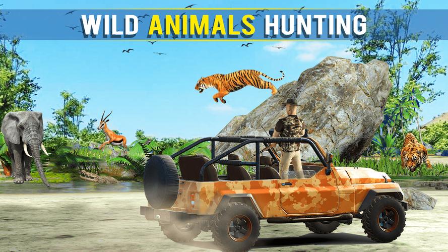 Forest Animal Hunting Games 螢幕截圖 1