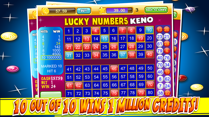 Las Vegas Keno Numbers Free Screenshot 0