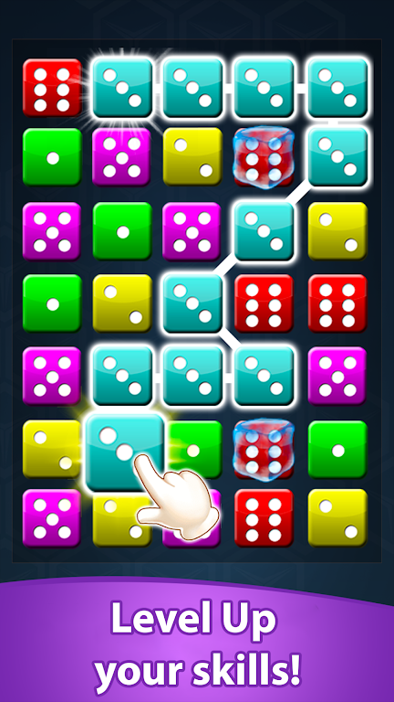 Dice Match Line Puzzle Games Ảnh chụp màn hình 3