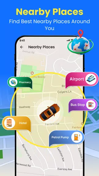 GPS Earth Maps Live Navigation Ảnh chụp màn hình 2