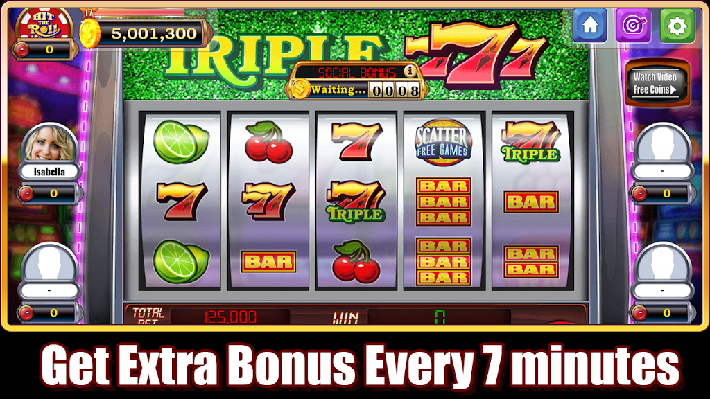 Social Vegas Slots - Real Free Slots ဖန်သားပြင်ဓာတ်ပုံ 1