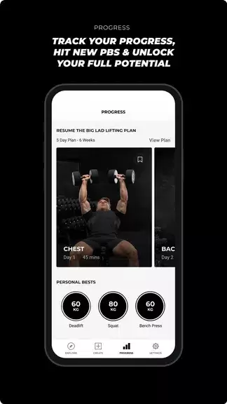 Gymshark Training: Fitness App Captura de pantalla 3