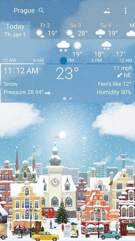 YoWindow Weather Unlimited 스크린샷 1