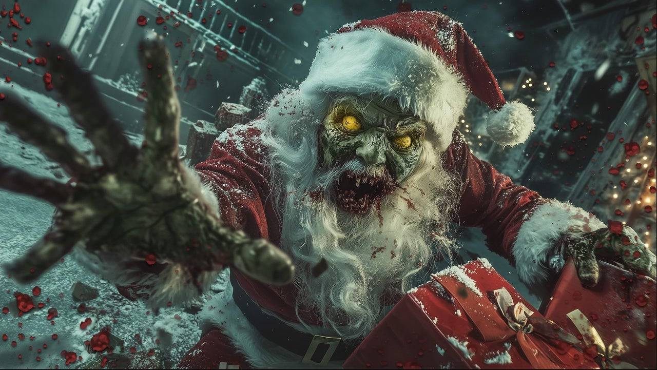 Pantalla de carga 'Necroclaus' de Black Ops 6. Crédito de la imagen: Activision Publishing.