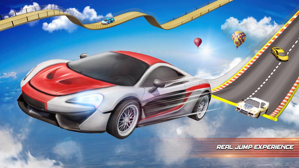 Mega Ramp Car Racing Master 3D Mod 螢幕截圖 0