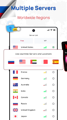 Russia VPN: Get Moscow IP スクリーンショット 1