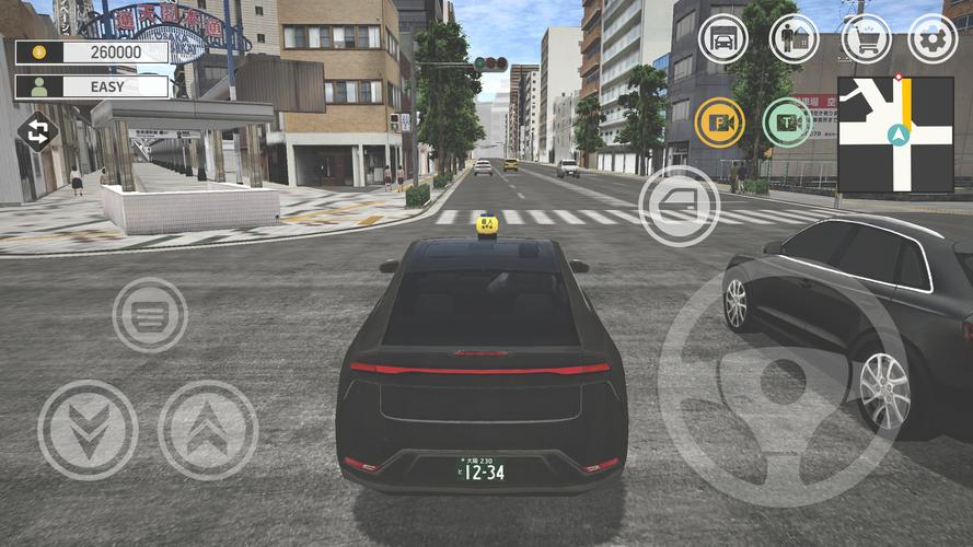 Japan Taxi Simulator : Driving Capture d'écran 3