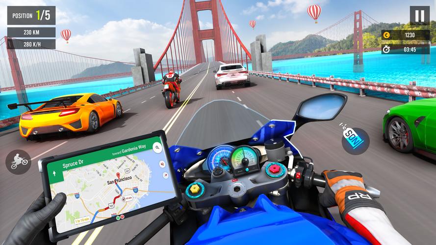 Moto Traffic Bike Race Game 3d应用截图第2张